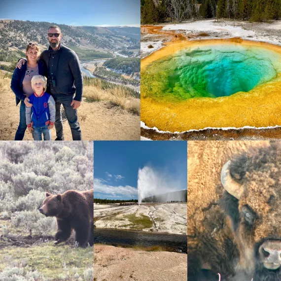 See Yellowstone! Collage of Yellowstone