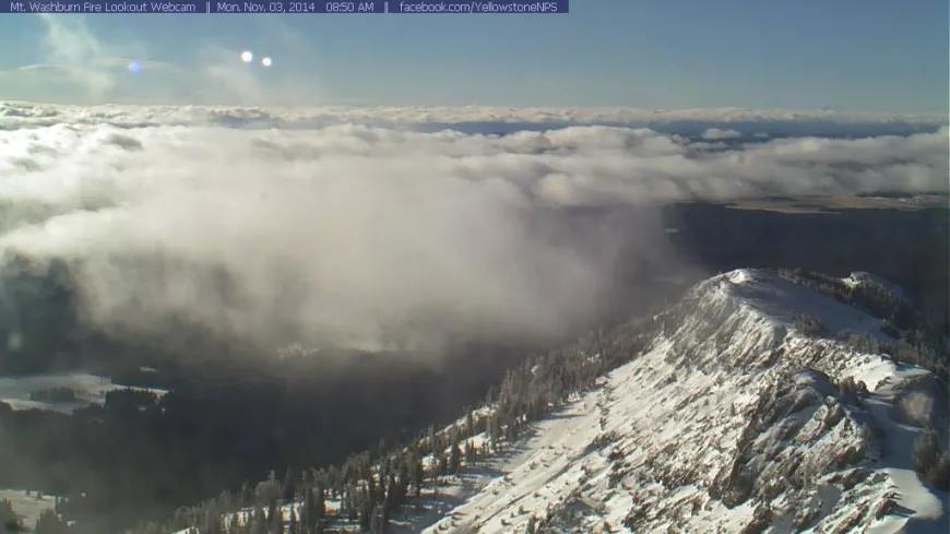 Mt. Washburn - Yellowstone Weather, Mount Washburn, Yellowstone National Park