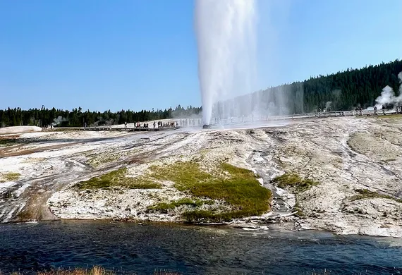 Beehive Geyser in Yellowstone 